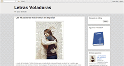 Desktop Screenshot of letrasvoladoras.com